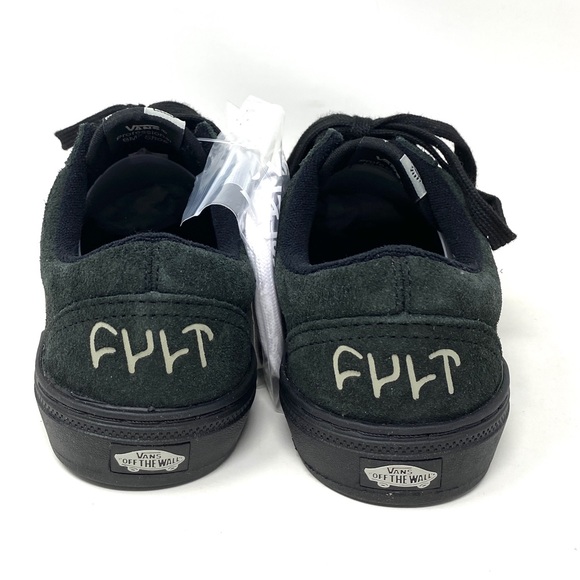 💖MEGA SALE💖VANS Bmx Old Skool Cuff Black Green Suede   Women’s  VN0A5JIPN42 - Picture 3 of 11